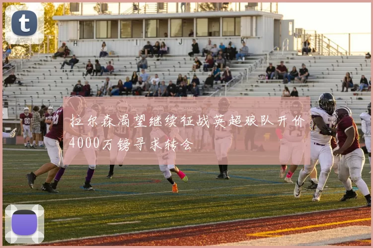拉尔森渴望继续征战英超狼队开价4000万镑寻求转会